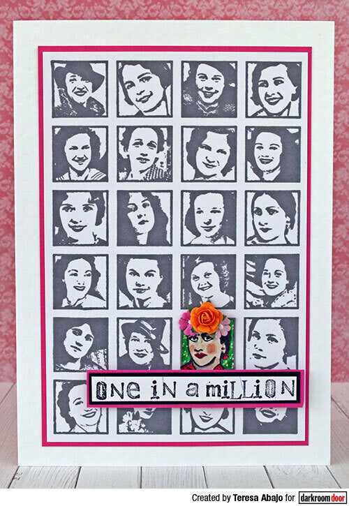 Portrait Inchies - Darkroom Door Rubber Stamp Set