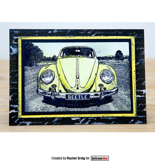 VW Beetle - Darkroom Door Photo Rubber Stamp