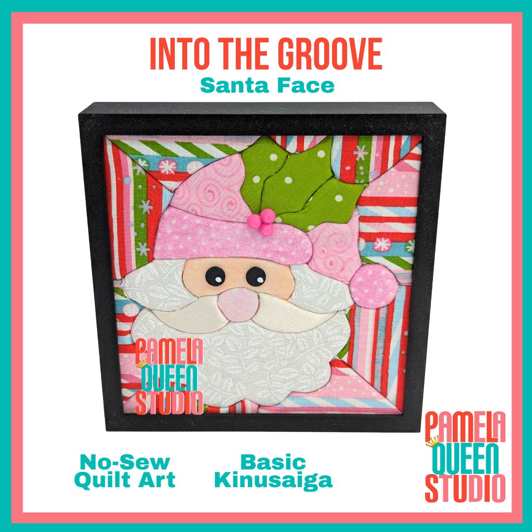 Santa Face Into the Groove Kinusaiga Pattern