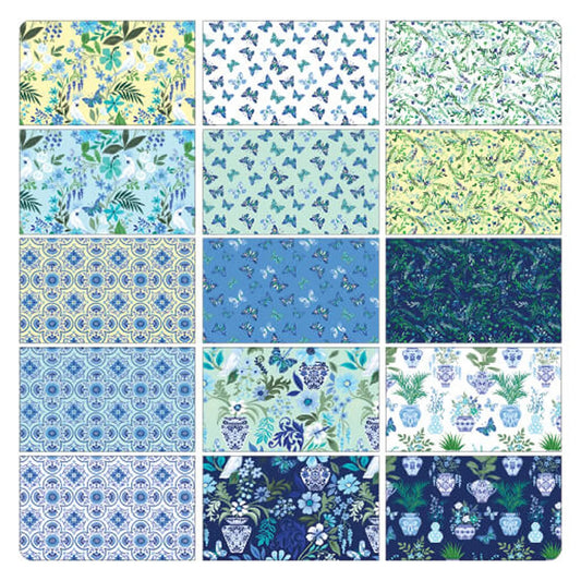 Capri Fat Quarter Bundle Pre-Cut Fabric by Benartex