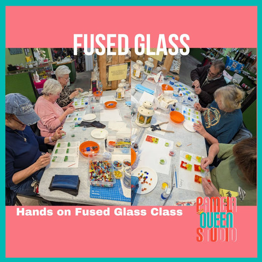 July 21 Christmas in July Fused Glass Ornament Class