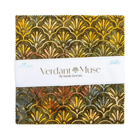 Verdant Muse 10" Stack Layer Cake Pre-Cut Fabric by Riley Blake