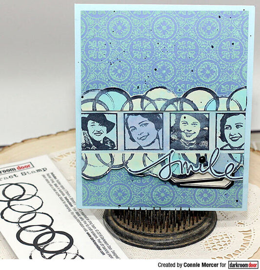 Portrait Inchies - Darkroom Door Rubber Stamp Set