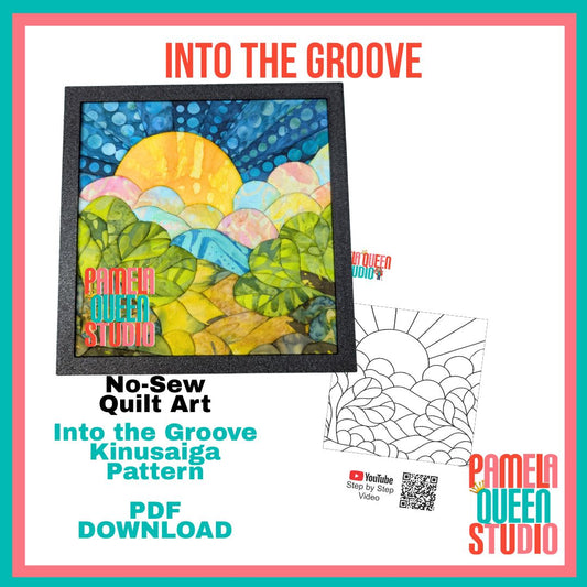Candy Clouds Landscape Into the Groove Kinusaiga Pattern