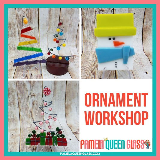 Fused Glass Ornaments #1 Christmas Holiday Ornament WORKSHOP