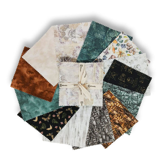 Night Whispers 5" Stack Charm Pack Pre-Cut Fabric by Clothworks
