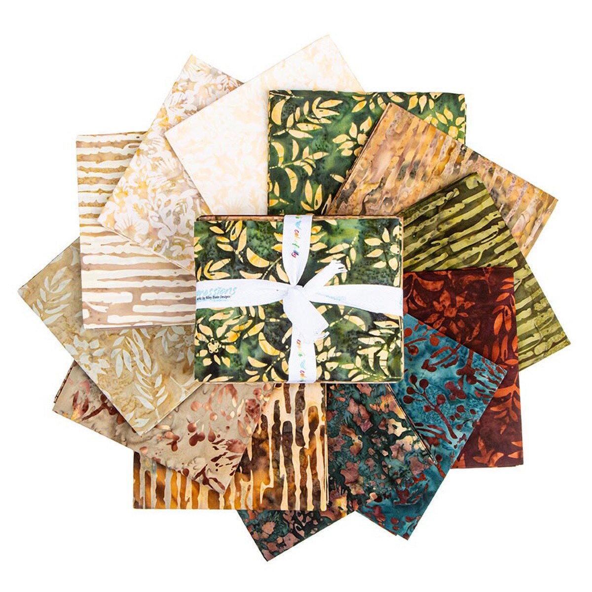 Smoky Grove Holiday Charm Batiks 5" Stack Charm Pack Pre-Cut Fabric by Riley Blake Designs