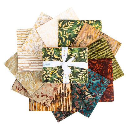 Smoky Grove Holiday Charm Batiks 5" Stack Charm Pack Pre-Cut Fabric by Riley Blake Designs