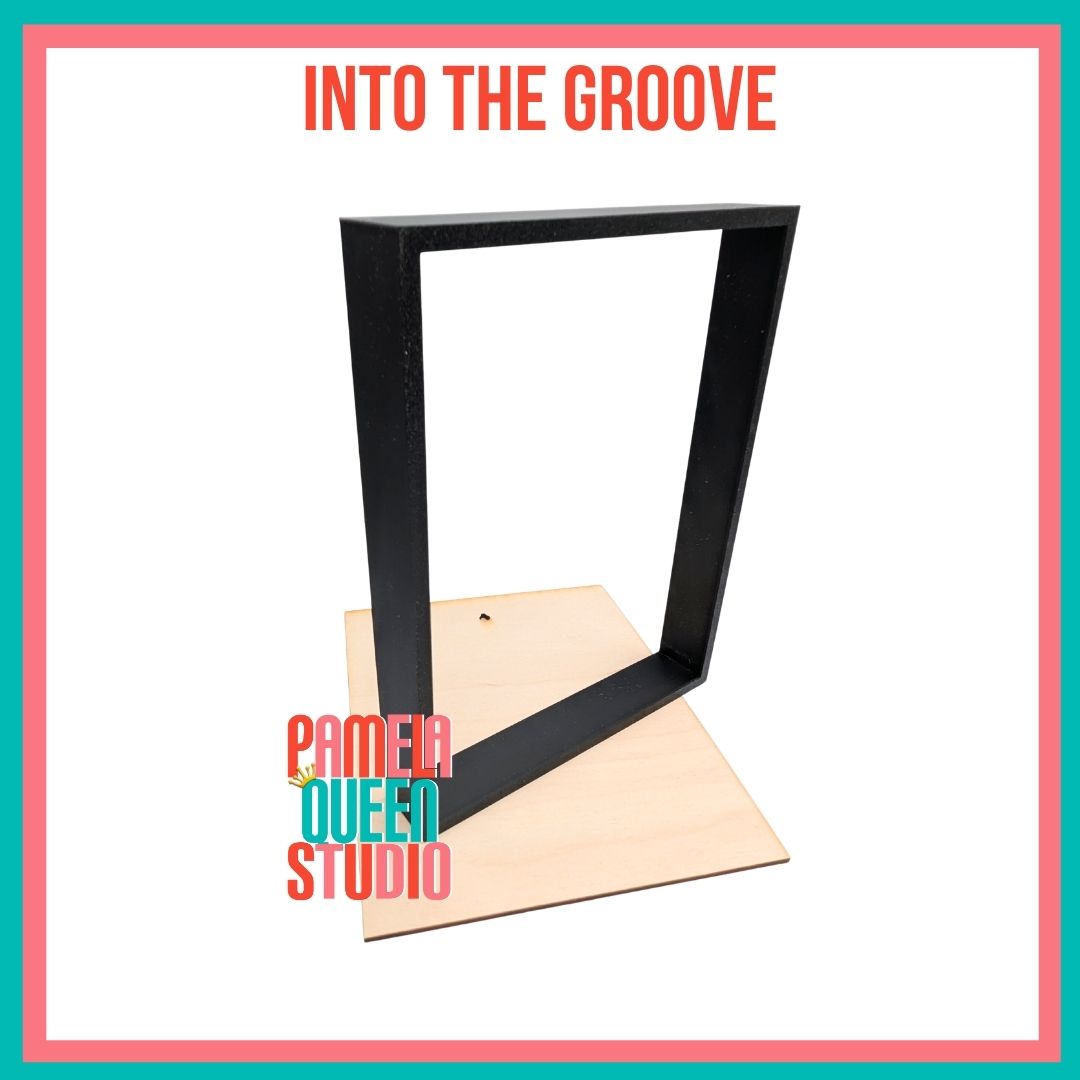 Into the Groove Rectangle Frame - Black 7x9