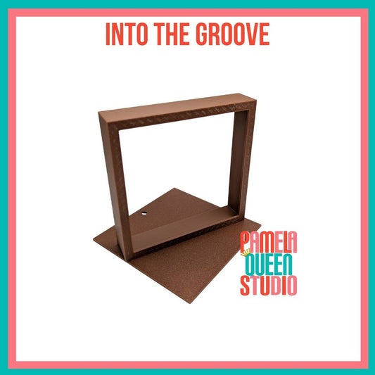 Square Frame Into the Groove Kinusaiga  - Dark Brown "Chestnut"