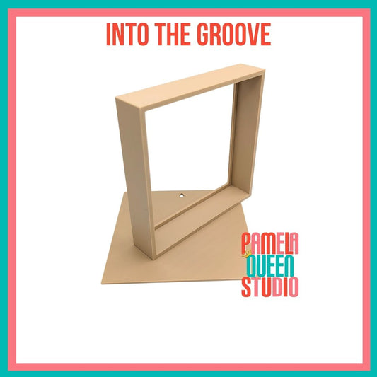 Square Frame Into the Groove Kinusaiga  - Light Brown "Oak"