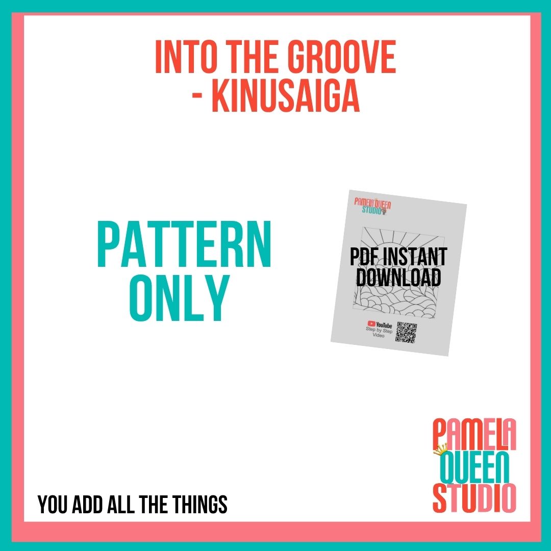Santa Face Into the Groove Kinusaiga 6x6 Square