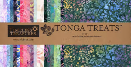 Mayfair Tonga Treats 5" Stack Charm Pack Pre-Cut Fabric by Timeless Treasures