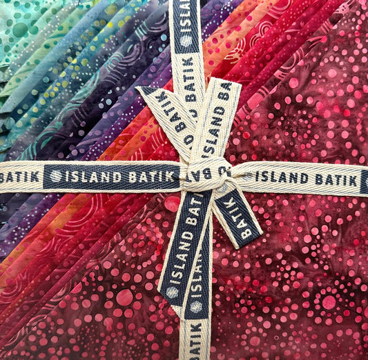 Pop Dots 10" Stack Layer Cake Pre-Cut Fabric by Island Batik