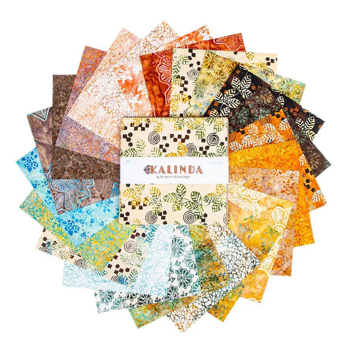 Kalinda 5" Stack Charm Pack Pre-Cut Fabric by Riley Blake Designs