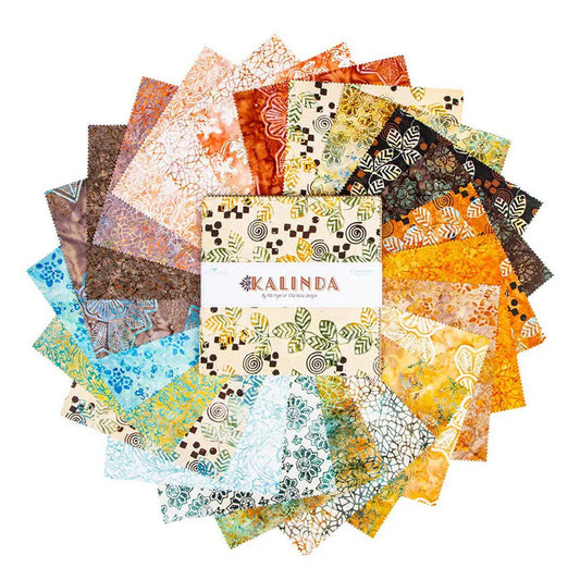 Kalinda 5" Stack Charm Pack Pre-Cut Fabric by Riley Blake Designs