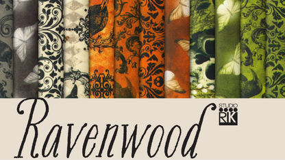 Ravenwood 5" Stack Charm Pack Pre-Cut Fabric by Robert Kaufman RKF Collection
