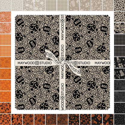 Pumpkin Grove 5" Stack Charm Pack Pre-Cut Fabric by Maywood Studio