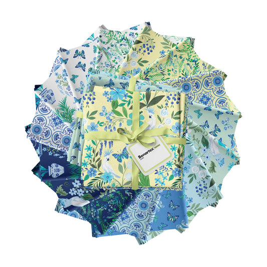 Capri Fat Quarter Bundle Pre-Cut Fabric by Benartex