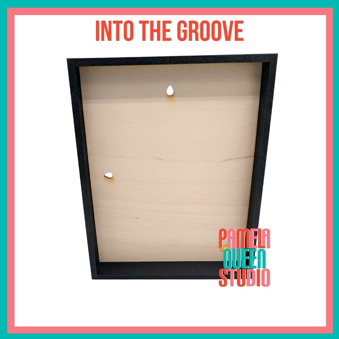 Into the Groove Rectangle Frame - Black 7x9