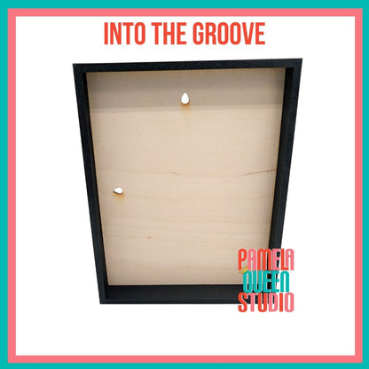 Into the Groove Rectangle Frame - Black 7x9