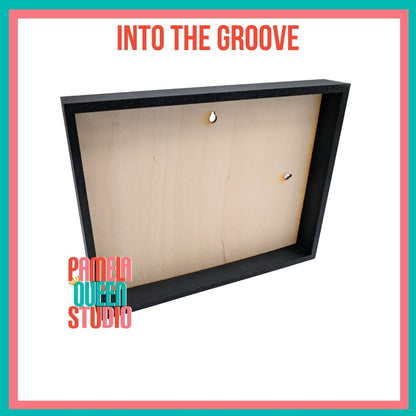 Into the Groove Rectangle Frame - Black 7x9